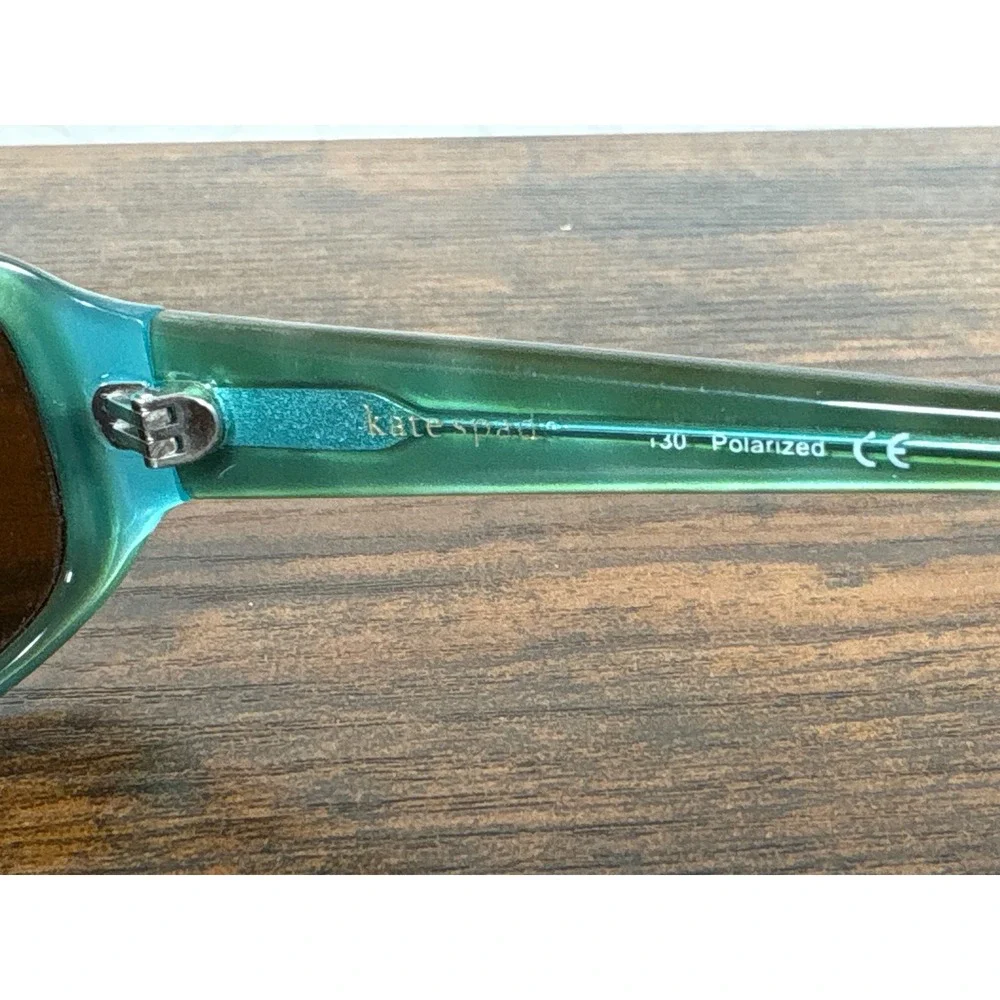 Kate Spade Paxton/N/S Tortoise Teal Rectangular Sunglasses Frames 53-16 130